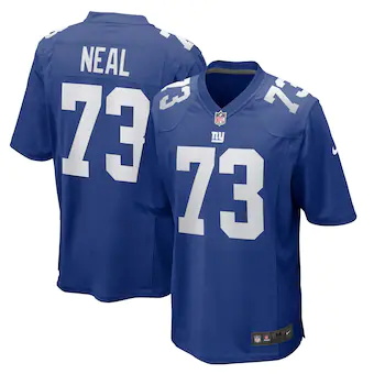 mens nike evan neal royal new york giants 2022 nfl draft fi